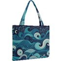 Waves Ocean Sea Abstract Whimsical Abstract Art Mini Tote Bag View2