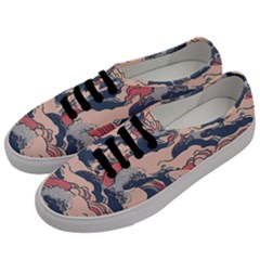 Waves Ocean Sea Water Pattern Rough Seas Men s Classic Low Top Sneakers by Wegoenart