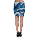 Waves Ocean Sea Pattern Water Tsunami Rough Seas Bodycon Skirt View2