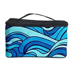 Pattern Ocean Waves Blue Nature Sea Abstract Cosmetic Storage by Wegoenart