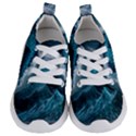 Tsunami Waves Ocean Sea Water Rough Seas Blue Kids  Lightweight Sports Shoes View1