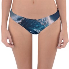 Tsunami Waves Ocean Sea Water Rough Seas Reversible Hipster Bikini Bottoms by Wegoenart