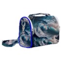 Tsunami Waves Ocean Sea Water Rough Seas Satchel Shoulder Bag View2