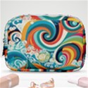 Waves Ocean Sea Abstract Whimsical Abstract Art 2 Make Up Pouch (Small) View1