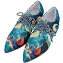 Waves Ocean Sea Abstract Whimsical Abstract Art 5 Pointed Oxford Shoes View2