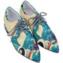 Waves Ocean Sea Abstract Whimsical Abstract Art 5 Pointed Oxford Shoes View3