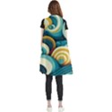 Waves Ocean Sea Abstract Whimsical Abstract Art 6 Sleeveless Chiffon Waistcoat Shirt View2