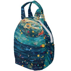 Confetti Ocean Themed Tropical Background Wallpaper Travel Backpacks by Wegoenart