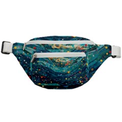 Confetti Ocean Themed Tropical Background Wallpaper Fanny Pack by Wegoenart