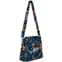 Confetti Ocean Themed Tropical Background Wallpaper 2 Zipper Messenger Bag View1