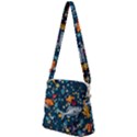 Confetti Ocean Themed Tropical Background Wallpaper 2 Zipper Messenger Bag View2