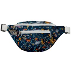 Confetti Ocean Themed Tropical Background Wallpaper 2 Fanny Pack by Wegoenart