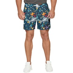 Confetti Ocean Themed Tropical Background Wallpaper 2 Men s Runner Shorts