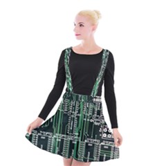 Printed Circuit Board Circuits Suspender Skater Skirt