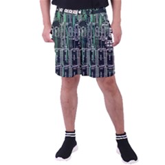 Printed Circuit Board Circuits Men s Pocket Shorts by Celenk