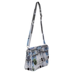 Squad Latvia Architecture Shoulder Bag With Back Zipper by Celenk