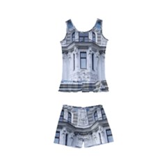 Squad Latvia Architecture Kids  Boyleg Swimsuit by Celenk