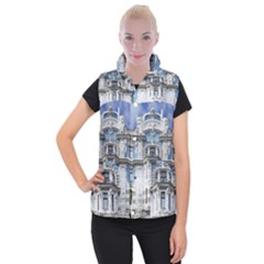 Squad Latvia Architecture Women s Button Up Vest by Celenk