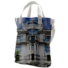 Squad Latvia Architecture Canvas Messenger Bag by Celenk