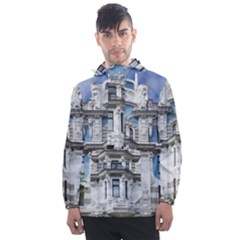 Squad Latvia Architecture Men s Front Pocket Pullover Windbreaker by Celenk