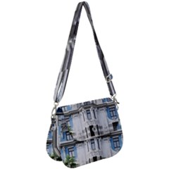 Squad Latvia Architecture Saddle Handbag by Celenk