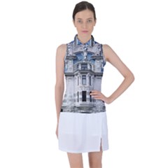 Squad Latvia Architecture Women s Sleeveless Polo Tee by Celenk