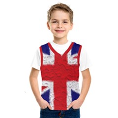 Union Jack Flag National Country Kids  Basketball Tank Top by Celenk