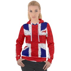 Union Jack Flag National Country Women s Overhead Hoodie by Celenk