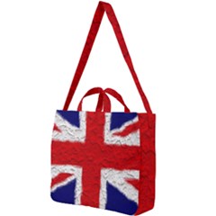 Union Jack Flag National Country Square Shoulder Tote Bag by Celenk