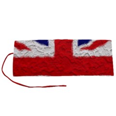 Union Jack Flag National Country Roll Up Canvas Pencil Holder (s) by Celenk