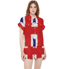 Union Jack Flag National Country Chiffon Lounge Set by Celenk