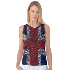 Union Jack Flag Uk Patriotic Women s Basketball Tank Top