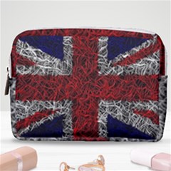 Union Jack Flag Uk Patriotic Make Up Pouch (medium) by Celenk