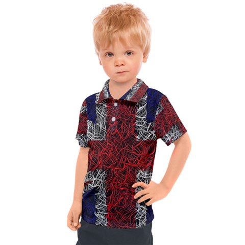 Union Jack Flag Uk Patriotic Kids  Polo Tee by Celenk