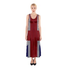 Union Jack Flag British Flag Sleeveless Maxi Dress by Celenk