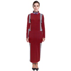 Union Jack Flag British Flag Turtleneck Maxi Dress by Celenk