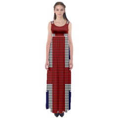 Union Jack Flag British Flag Empire Waist Maxi Dress by Celenk