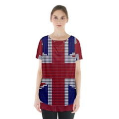 Union Jack Flag British Flag Skirt Hem Sports Top by Celenk