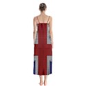 Union Jack Flag British Flag Button Up Chiffon Maxi Dress View2