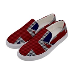 Union Jack Flag British Flag Women s Canvas Slip Ons by Celenk