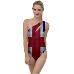 Union Jack Flag British Flag To One Side Swimsuit by Celenk