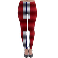 Union Jack Flag British Flag Lightweight Velour Leggings by Celenk