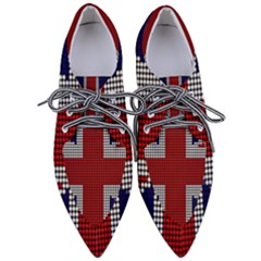 Union Jack Flag British Flag Pointed Oxford Shoes by Celenk