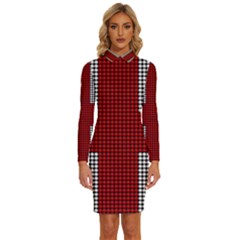 Union Jack Flag British Flag Long Sleeve Shirt Collar Bodycon Dress by Celenk