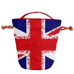 Union Jack London Flag Uk Drawstring Bucket Bag by Celenk