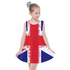 Union Jack London Flag Uk Kids  Summer Dress by Celenk