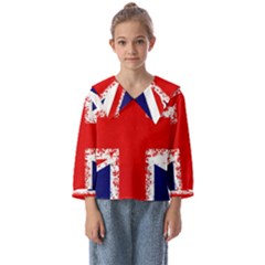 Union Jack London Flag Uk Kids  Sailor Shirt by Celenk