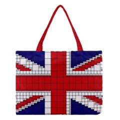 Union Jack Flag Uk Patriotic Medium Tote Bag by Celenk