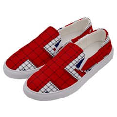 Union Jack Flag Uk Patriotic Men s Canvas Slip Ons by Celenk