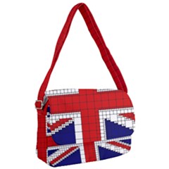 Union Jack Flag Uk Patriotic Courier Bag by Celenk